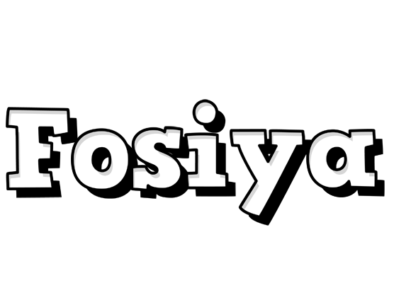 Fosiya snowing logo