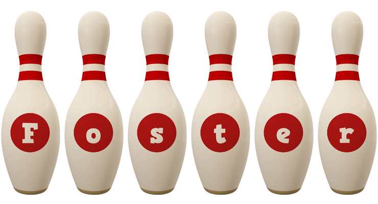Foster bowling-pin logo