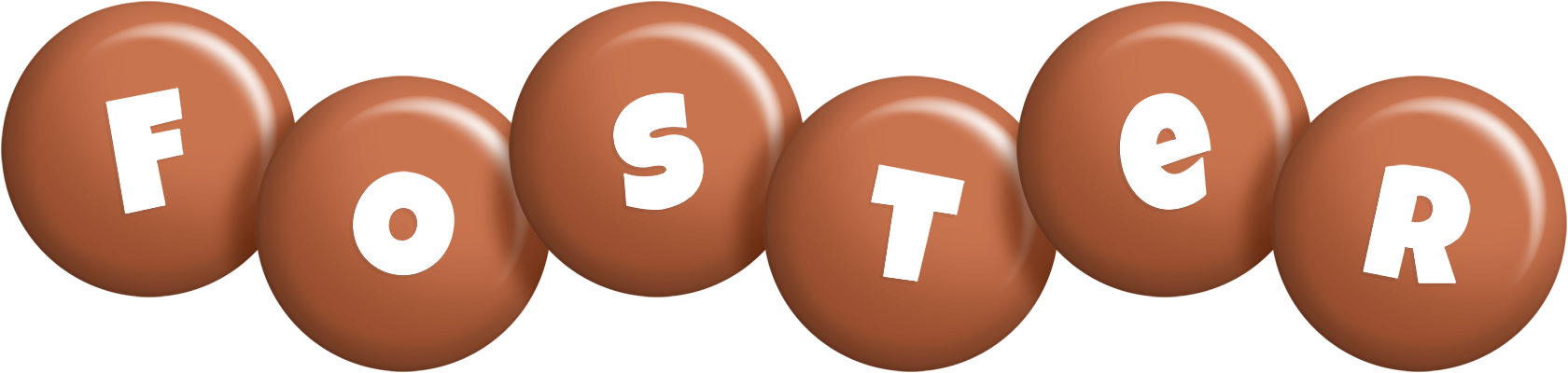 Foster candy-brown logo