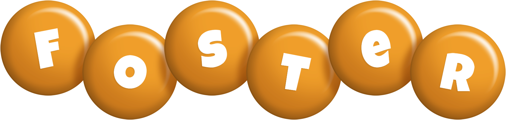 Foster candy-orange logo