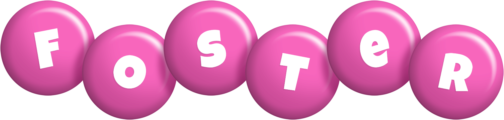Foster candy-pink logo