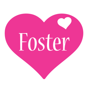 Foster love-heart logo