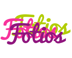 Fotios flowers logo