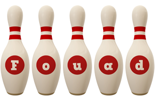 Fouad bowling-pin logo