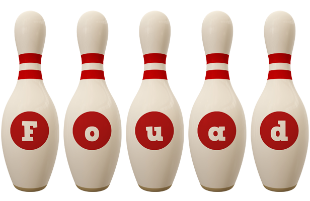 Fouad bowling-pin logo