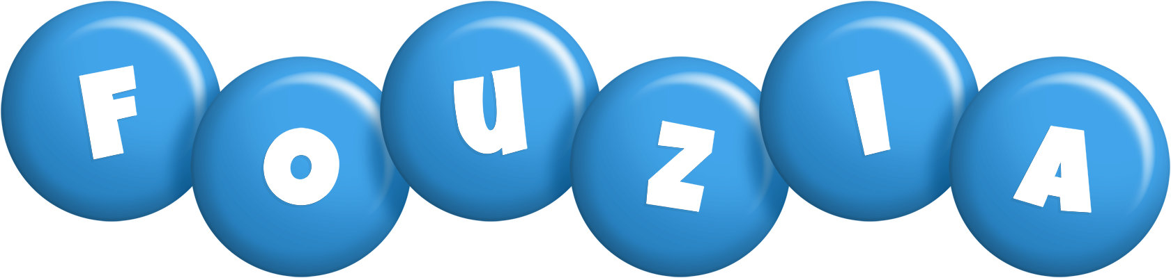 Fouzia candy-blue logo