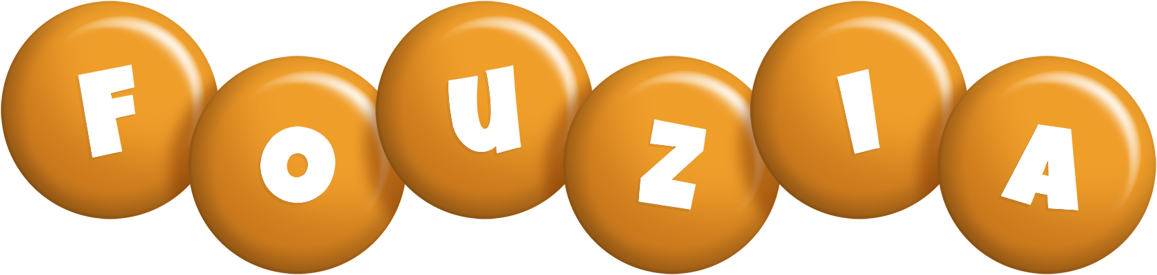 Fouzia candy-orange logo