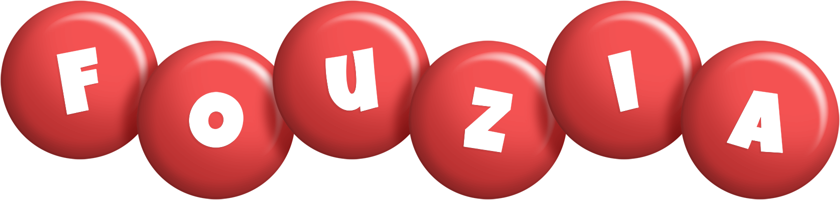 Fouzia candy-red logo