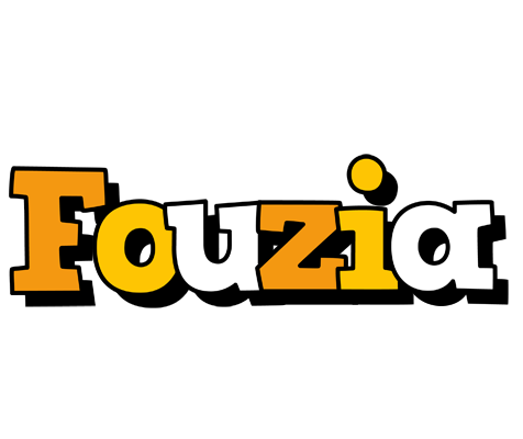 Fouzia cartoon logo