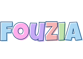 Fouzia pastel logo