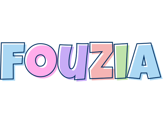 Fouzia pastel logo