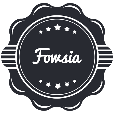 Fowsia badge logo