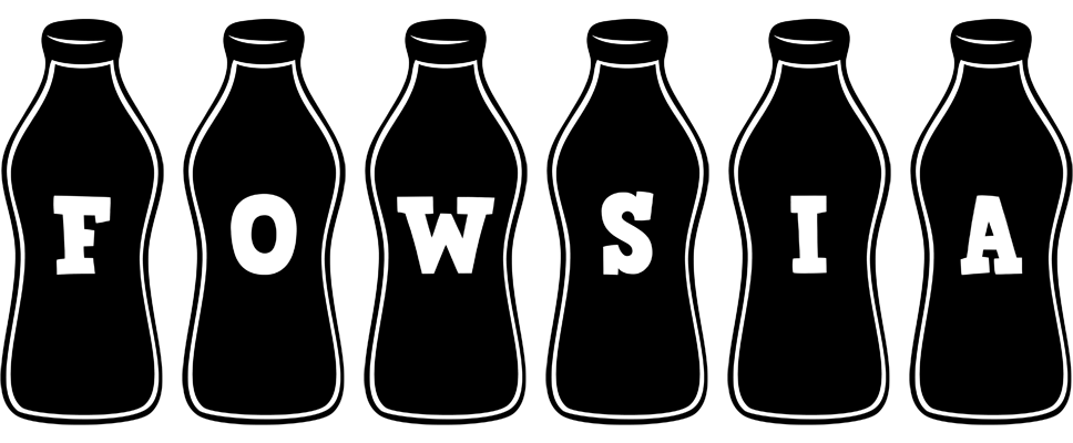 Fowsia bottle logo