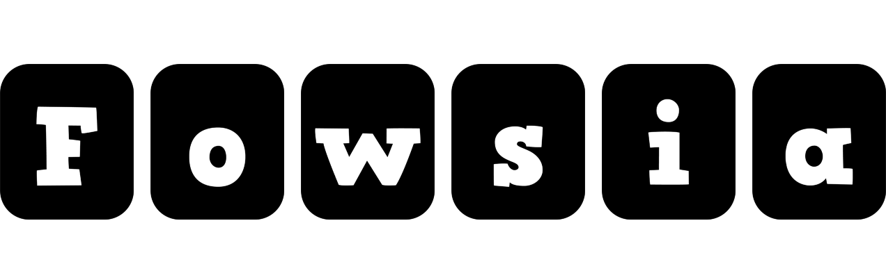 Fowsia box logo