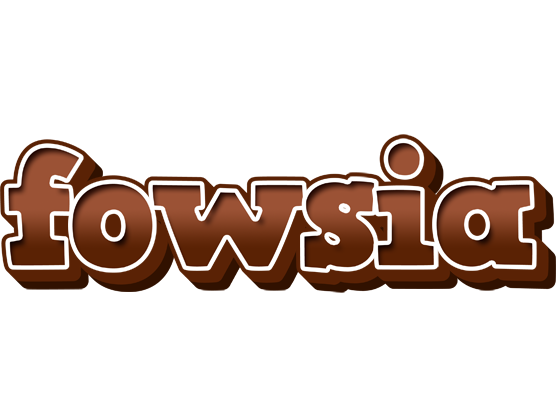 Fowsia brownie logo
