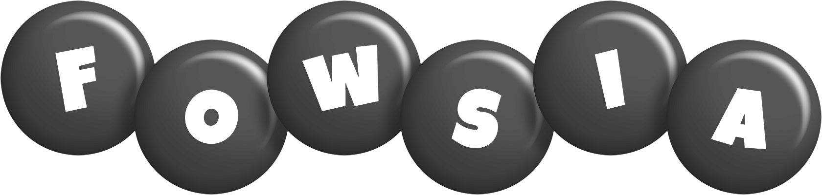 Fowsia candy-black logo