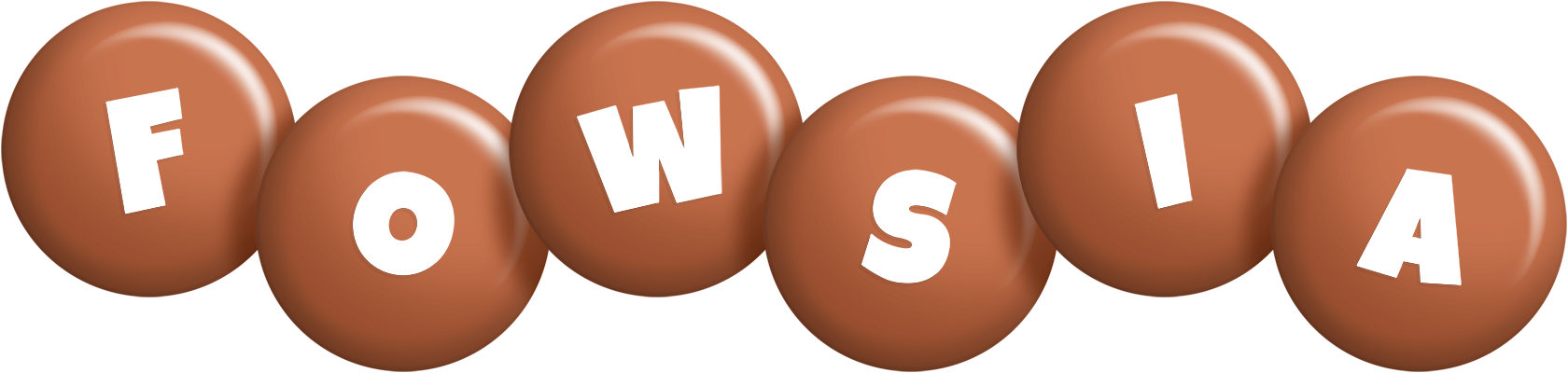 Fowsia candy-brown logo