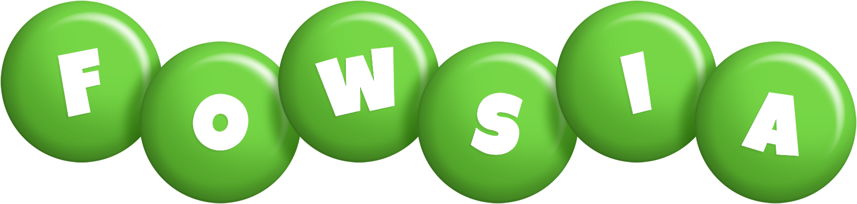 Fowsia candy-green logo