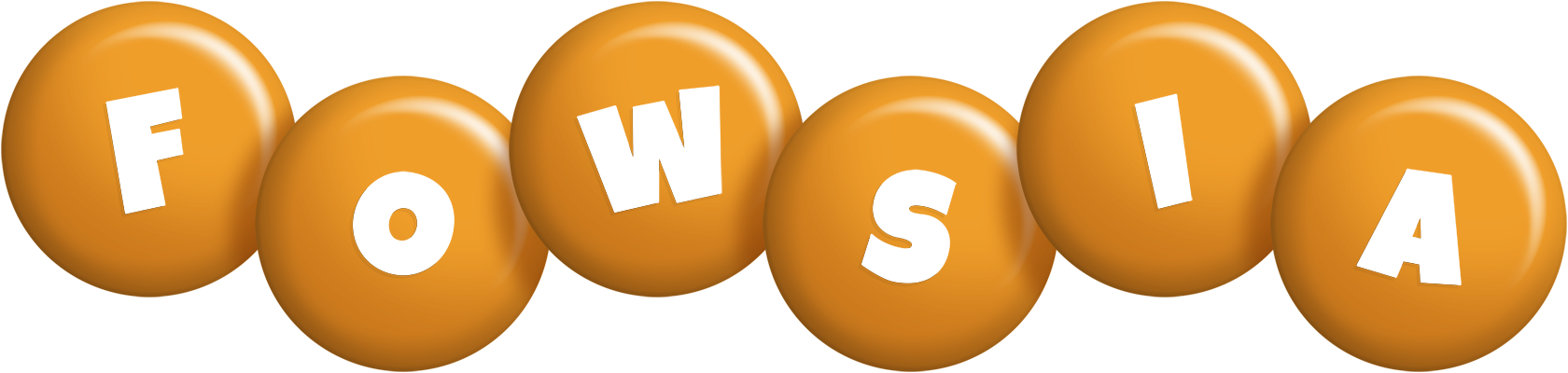 Fowsia candy-orange logo
