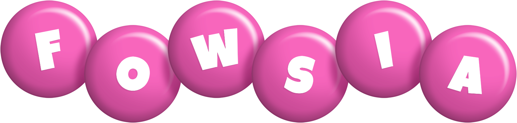 Fowsia candy-pink logo