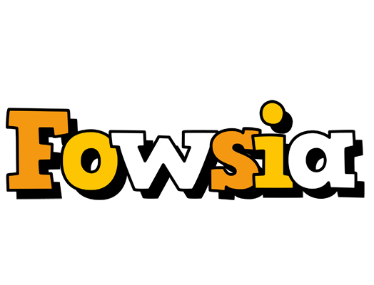 Fowsia cartoon logo