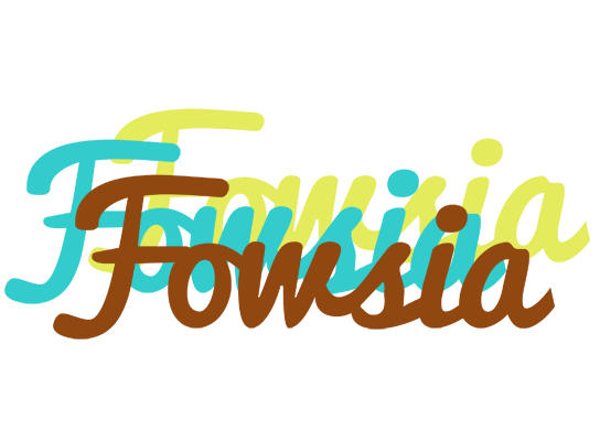 Fowsia cupcake logo