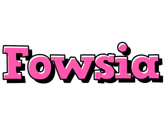 Fowsia girlish logo