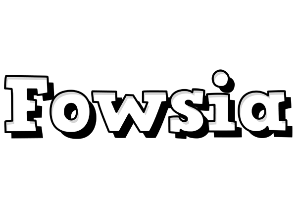 Fowsia snowing logo
