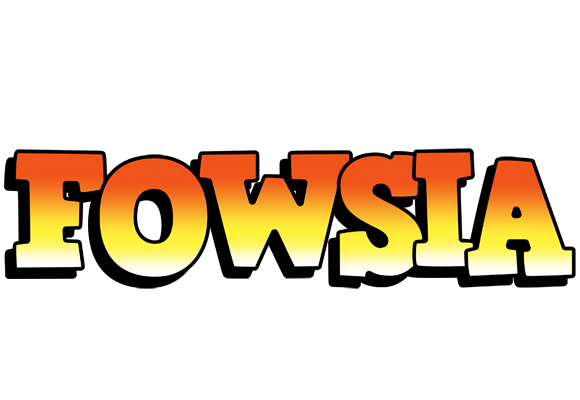 Fowsia sunset logo