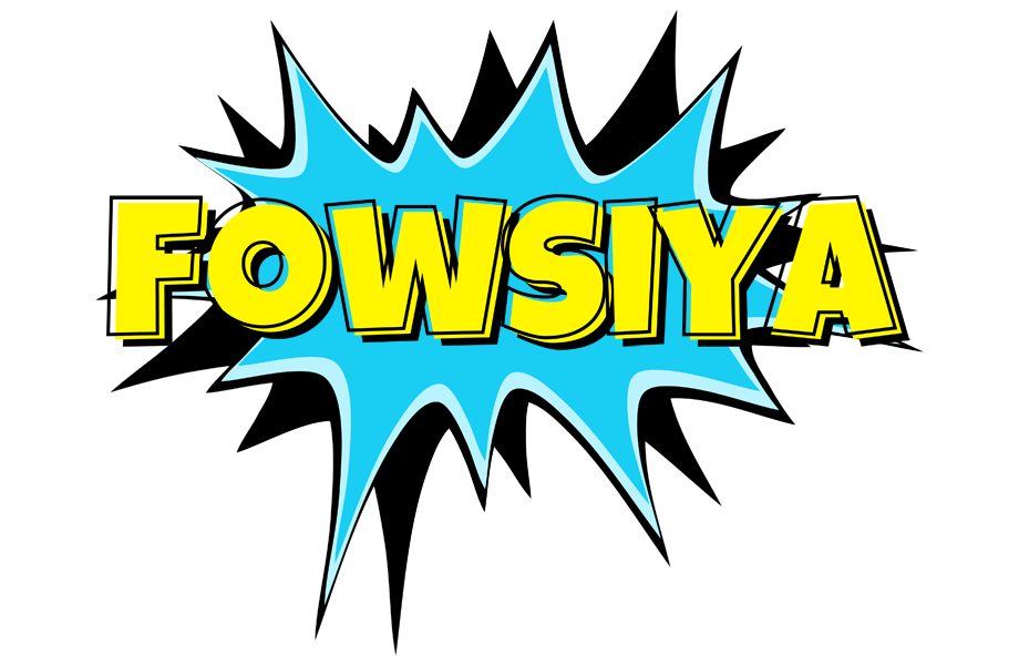 Fowsiya amazing logo