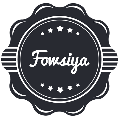 Fowsiya badge logo