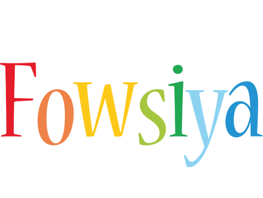 Fowsiya birthday logo