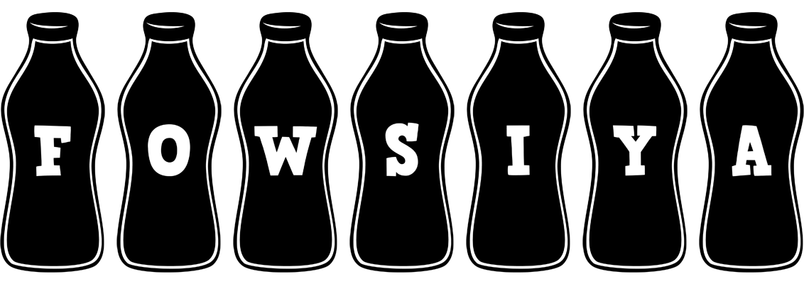 Fowsiya bottle logo