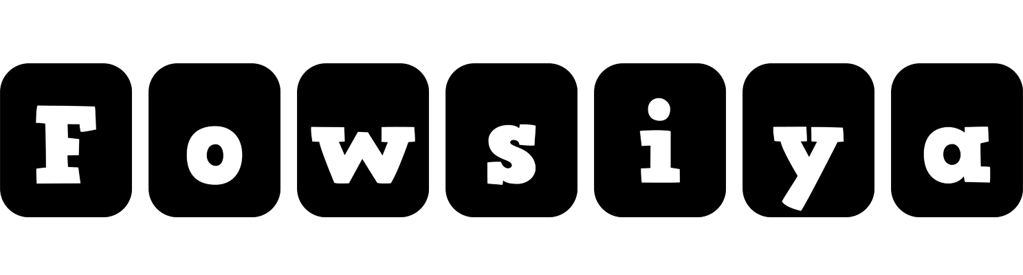 Fowsiya box logo