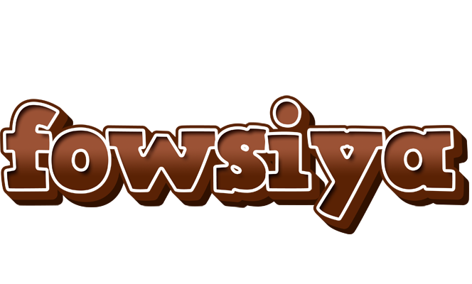 Fowsiya brownie logo