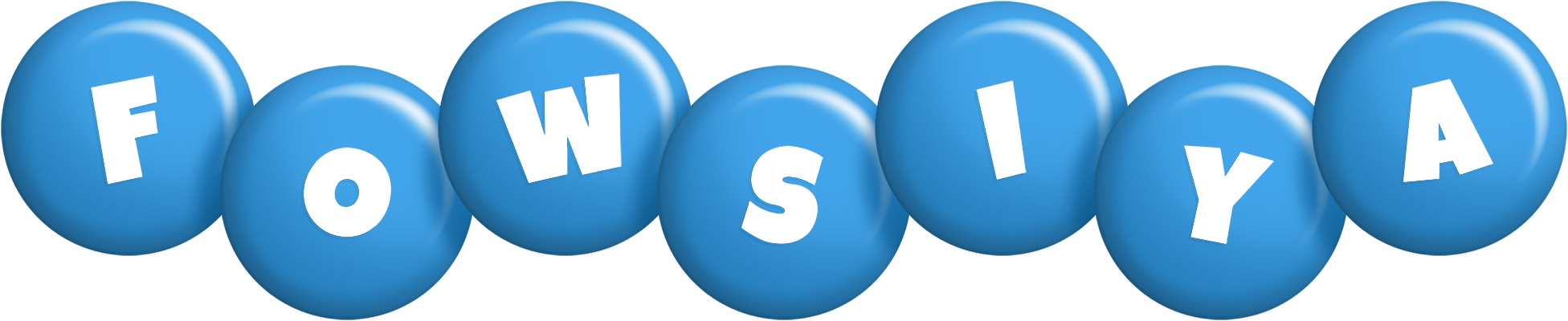 Fowsiya candy-blue logo