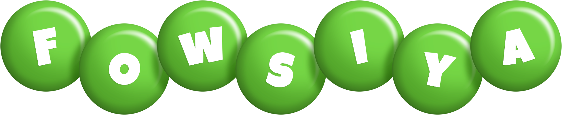 Fowsiya candy-green logo