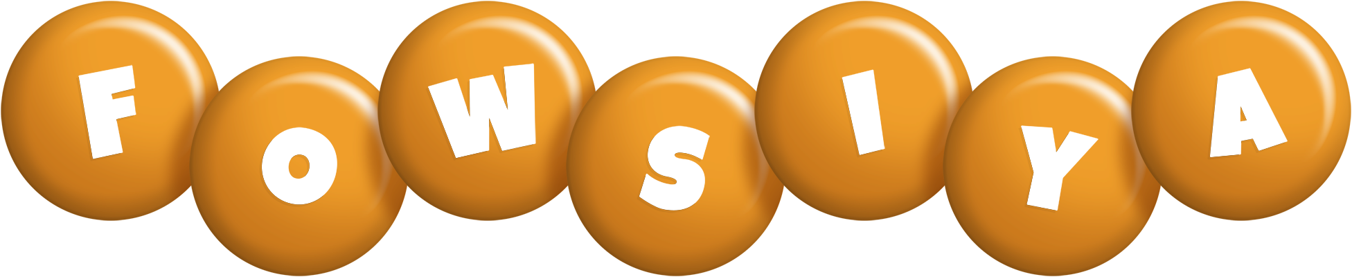 Fowsiya candy-orange logo
