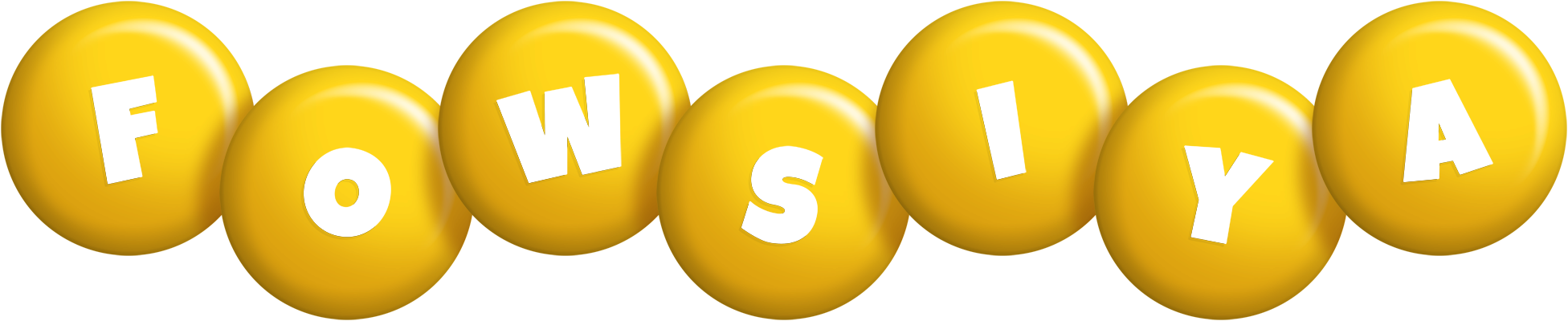 Fowsiya candy-yellow logo