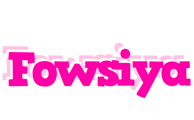 Fowsiya dancing logo
