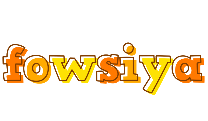Fowsiya desert logo
