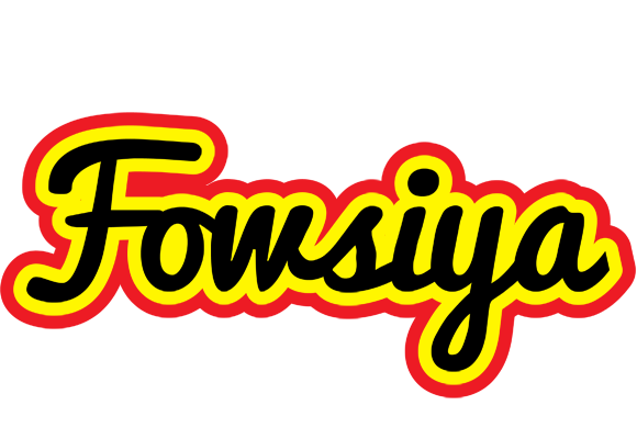 Fowsiya flaming logo