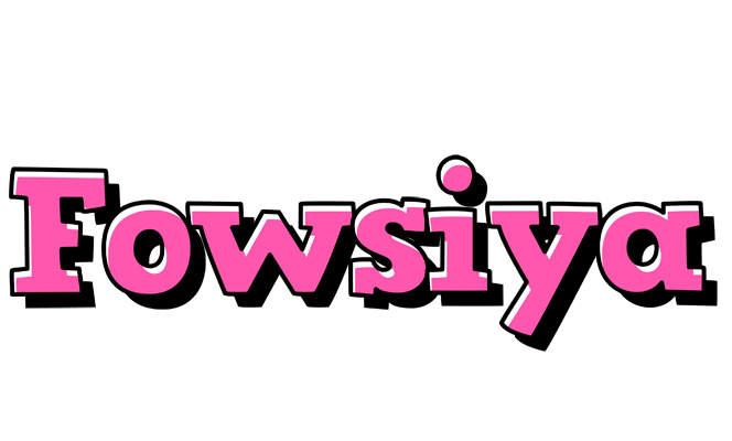 Fowsiya girlish logo