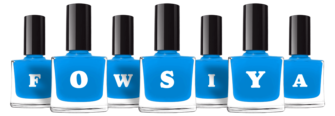 Fowsiya glossy logo
