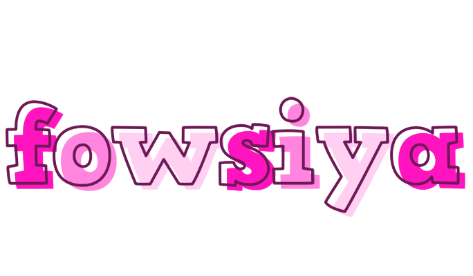 Fowsiya hello logo