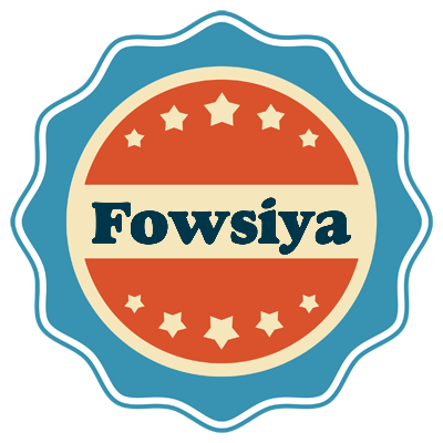 Fowsiya labels logo