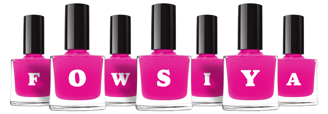 Fowsiya nails logo