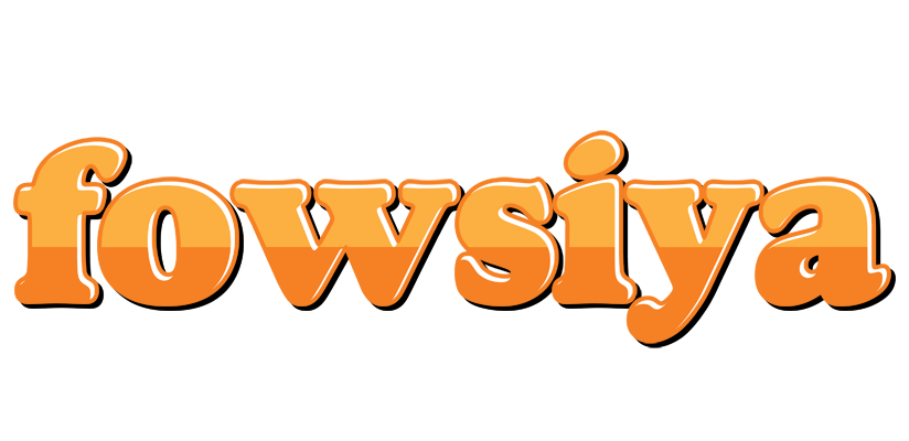 Fowsiya orange logo