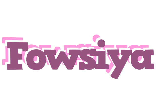 Fowsiya relaxing logo