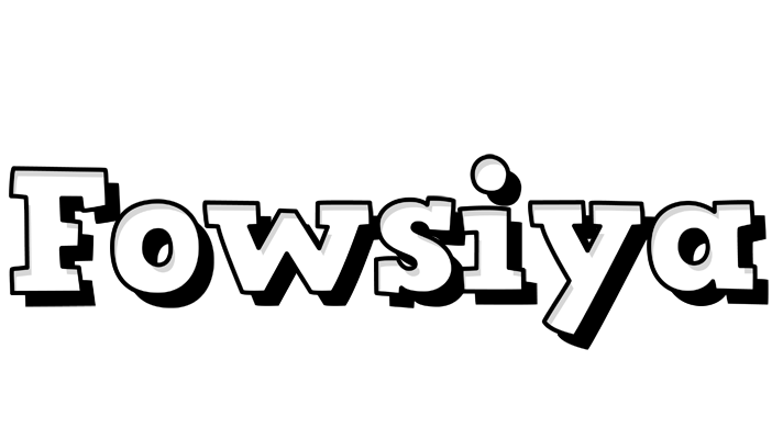 Fowsiya snowing logo